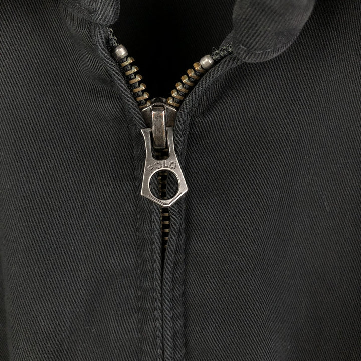 Ralph Lauren POLO by Ralph Lauren Swing Top Sports Jacket Men's S cotton black type Vintage Second Hand