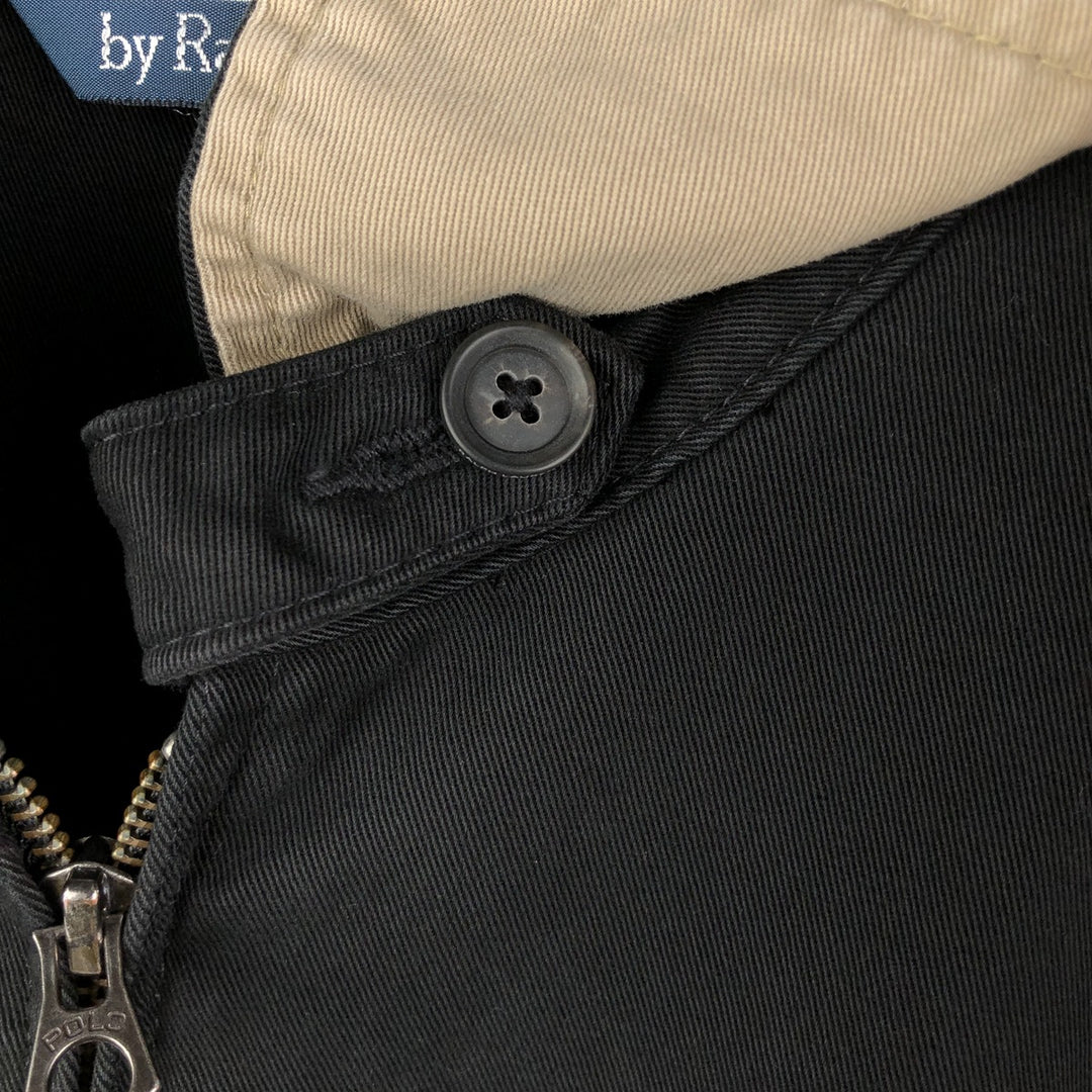 Ralph Lauren POLO by Ralph Lauren Swing Top Sports Jacket Men's S cotton black type Vintage Second Hand