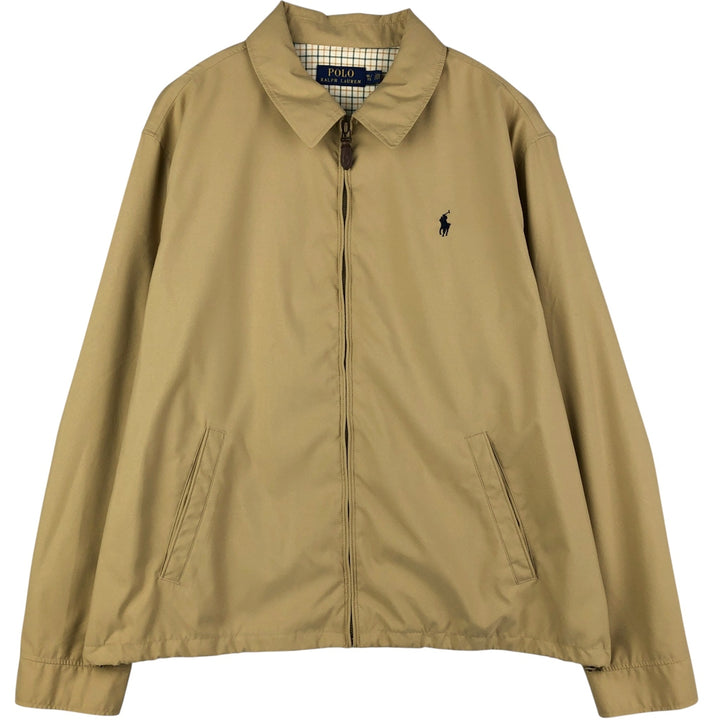 Ralph Lauren POLO by Ralph Lauren Swing Top Sports Jacket Men's XL polyester Beige type Vintage Second Hand