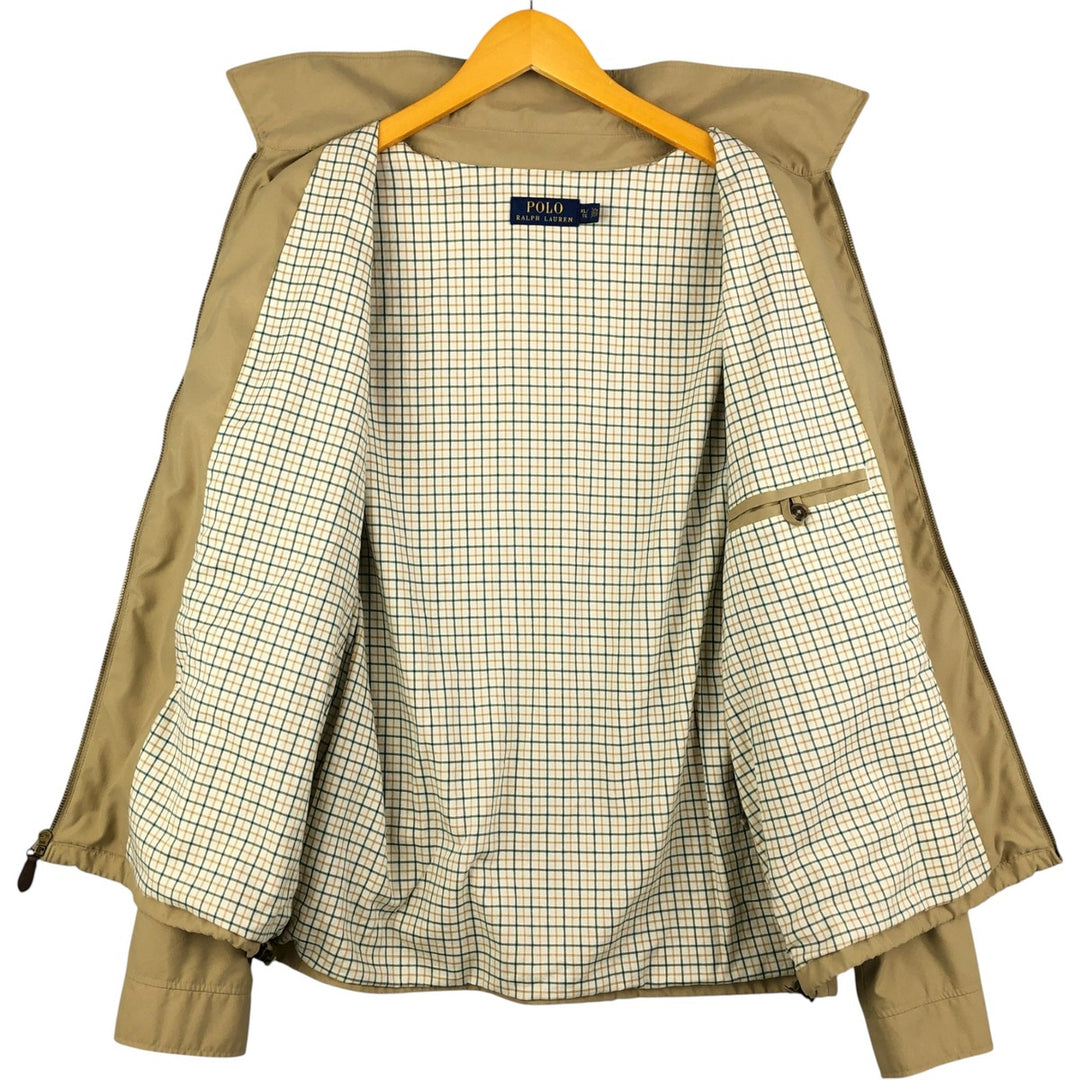 Ralph Lauren POLO by Ralph Lauren Swing Top Sports Jacket Men's XL polyester Beige type Vintage Second Hand