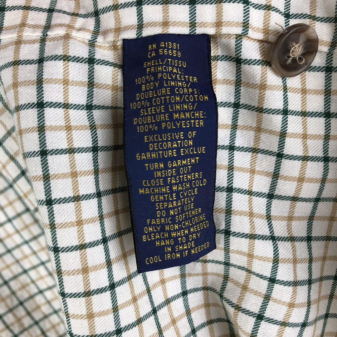 Ralph Lauren POLO by Ralph Lauren Swing Top Sports Jacket Men's XL polyester Beige type Vintage Second Hand