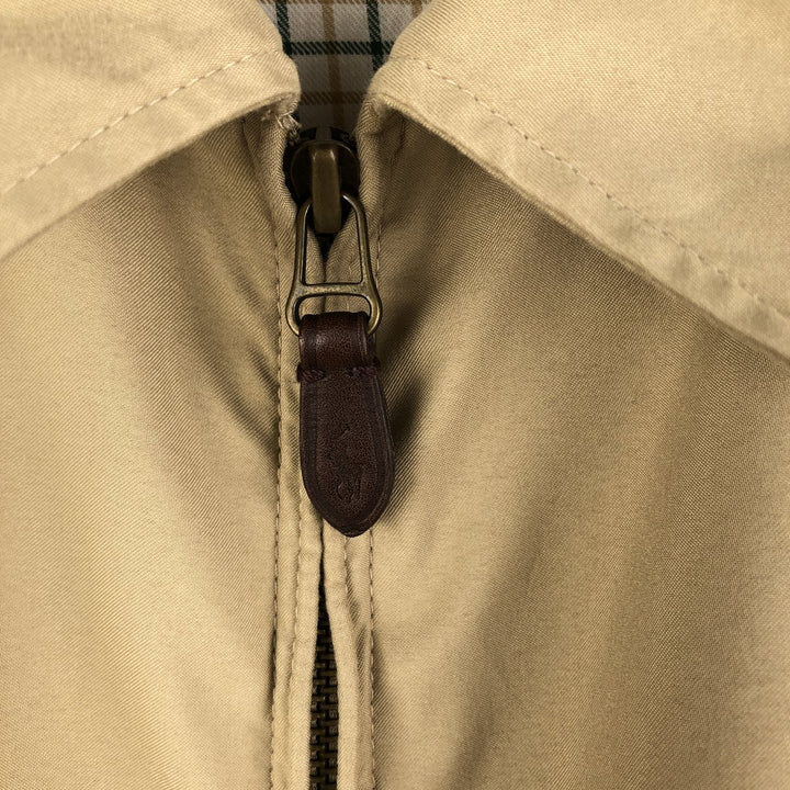 Ralph Lauren POLO by Ralph Lauren Swing Top Sports Jacket Men's XL polyester Beige type Vintage Second Hand