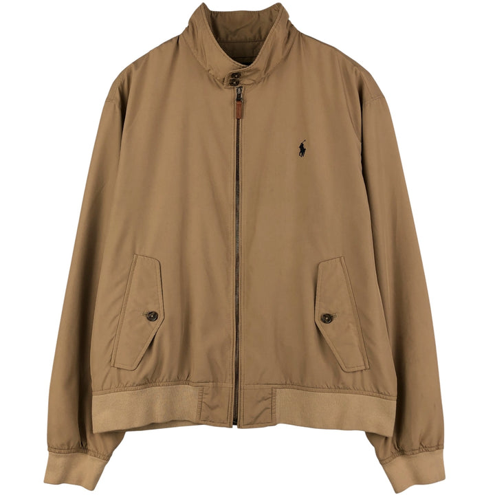 Ralph Lauren POLO RALPH LAUREN Harrington Jacket, Swing Top, Men's XL polyester beige type brown Vintage Second Hand