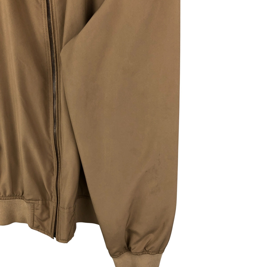 Ralph Lauren POLO RALPH LAUREN Harrington Jacket, Swing Top, Men's XL polyester beige type brown Vintage Second Hand