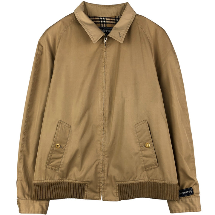Burberry's Swing Top Sports Jacket, Men's Size L unclear Beige type Vintage Second Hand