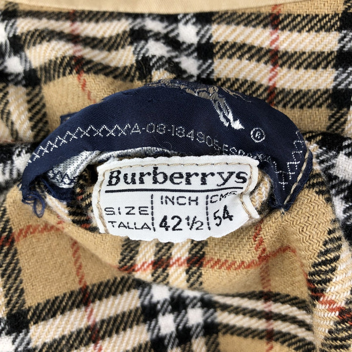 Burberry's Swing Top Sports Jacket, Men's Size L unclear Beige type Vintage Second Hand