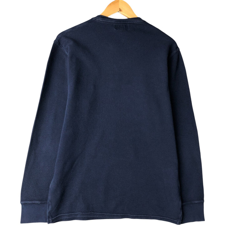 Ralph Lauren POLO RALPH LAUREN long-sleeved T-shirt, men's size L cotton navy blue type Vintage Second Hand