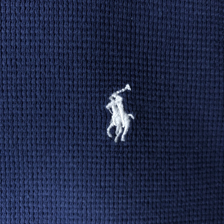 Ralph Lauren POLO RALPH LAUREN long-sleeved T-shirt, men's size L cotton navy blue type Vintage Second Hand