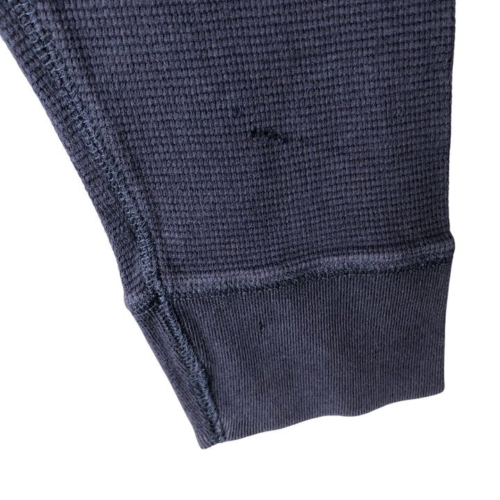 Ralph Lauren POLO RALPH LAUREN SLEEPWEAR Henley Neck Long T-Shirt, Men's Size XL cotton navy blue type Vintage Second Hand