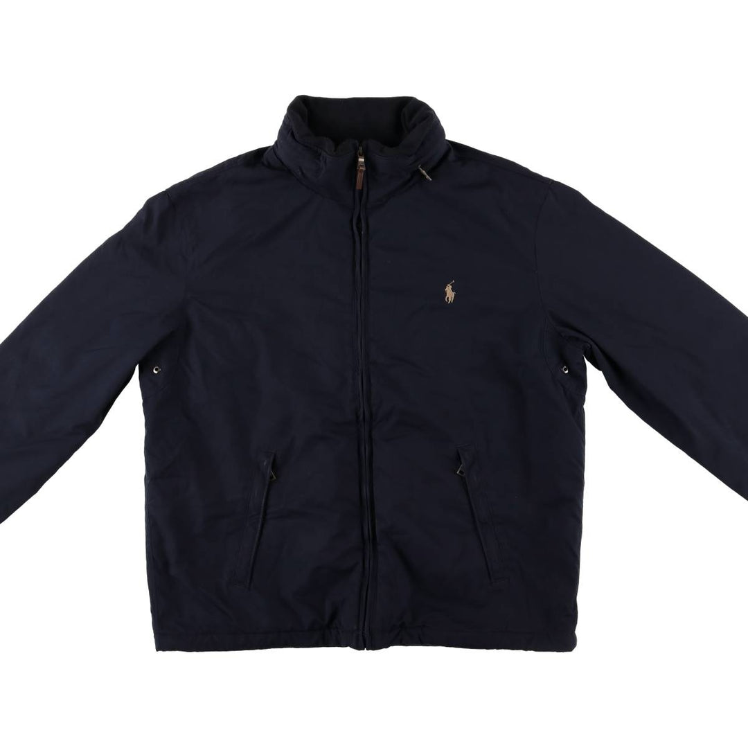 Ralph Lauren POLO RALPH LAUREN padded puffer jacket, men's size L polyester navy blue type Vintage Second Hand