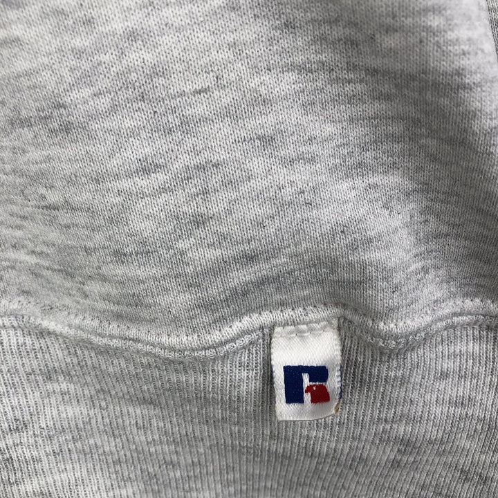 90'S Russell College Sweatshirt, Made in USA, Men's L, Vintage cotton gray type Vintage Second Hand