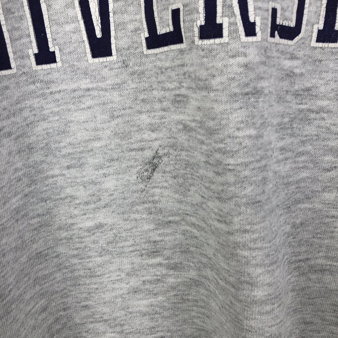 90'S Russell College Sweatshirt, Made in USA, Men's L, Vintage cotton gray type Vintage Second Hand