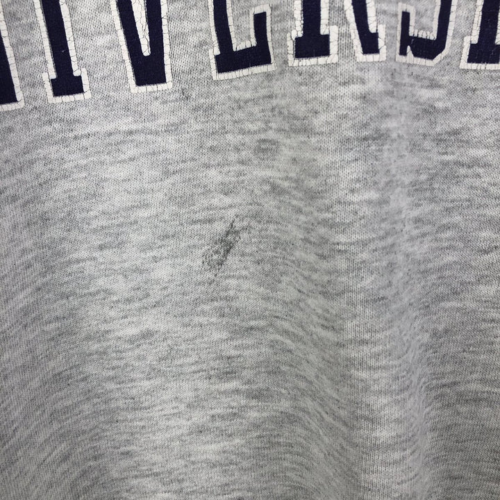 90'S Russell College Sweatshirt, Made in USA, Men's L, Vintage cotton gray type Vintage Second Hand