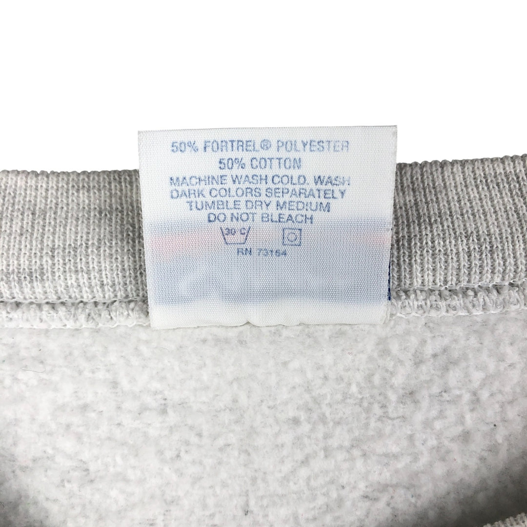 Vintage 1990'S Santee Michigan State University college sweatshirt, Made in USA, Men's XL cotton gray type Vintage Second Hand