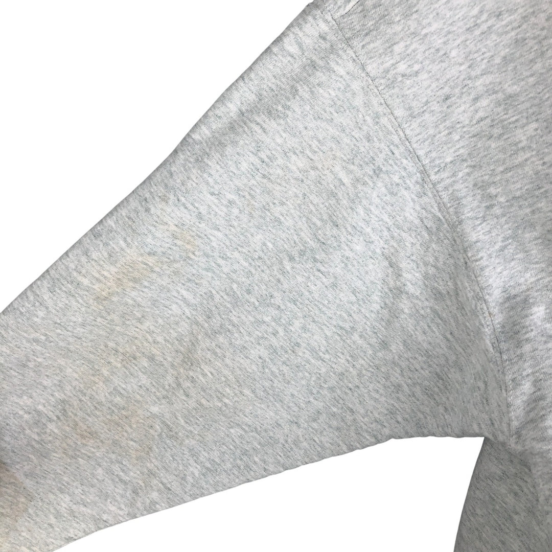 Vintage 90'S Fruit of the Loom triple print sweatshirt, made in the USA, men's size XXL cotton gray type Vintage Second Hand