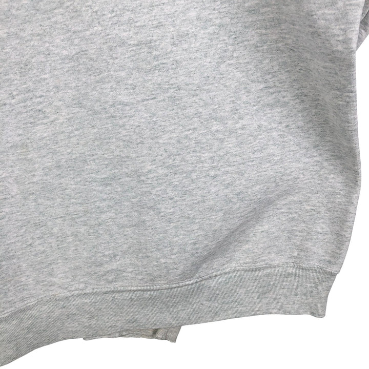 Vintage 90'S Fruit of the Loom triple print sweatshirt, made in the USA, men's size XXL cotton gray type Vintage Second Hand