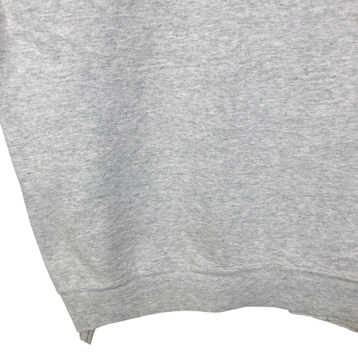 Vintage 90'S Fruit of the Loom triple print sweatshirt, made in the USA, men's size XXL cotton gray type Vintage Second Hand