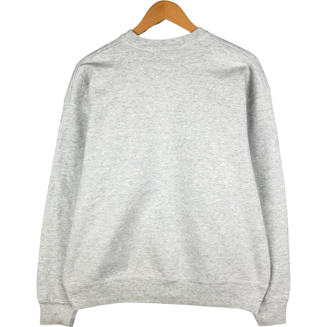 Vintage 90'S Fruit of the Loom triple print sweatshirt, made in the USA, size L, men's cotton gray type Vintage Second Hand