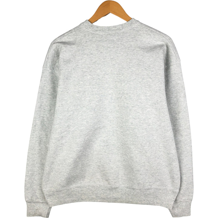 Vintage 90'S Fruit of the Loom triple print sweatshirt, made in the USA, size L, men's cotton gray type Vintage Second Hand