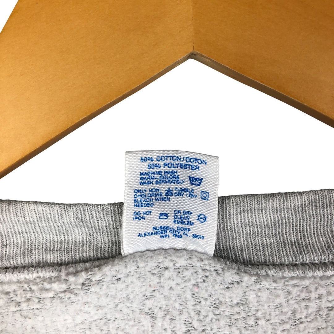 80s-90'S Jerseys Super Sweats University of Wisconsin College Character Sweatshirt cotton gray type Vintage Second Hand