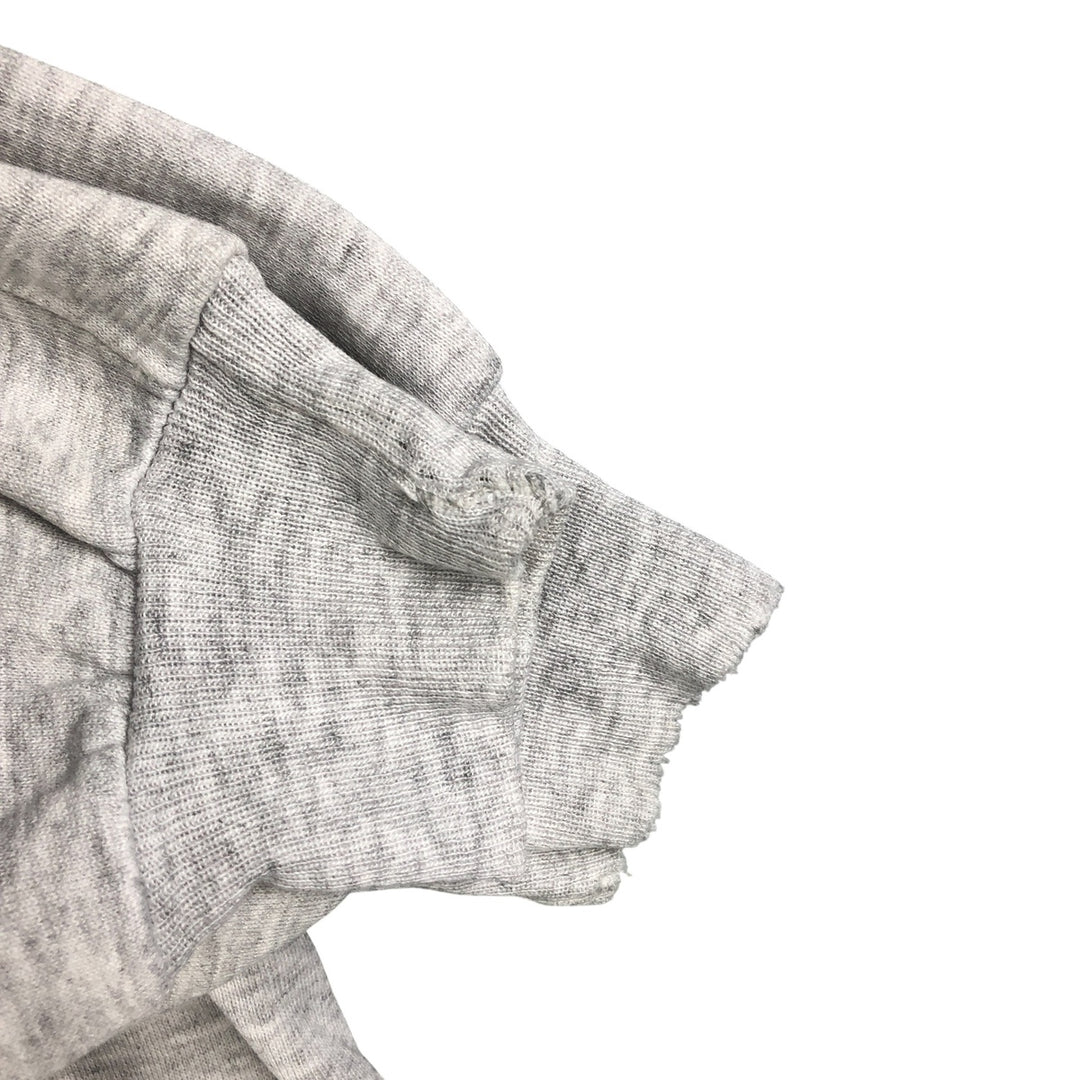 80s-90'S Jerseys Super Sweats University of Wisconsin College Character Sweatshirt cotton gray type Vintage Second Hand