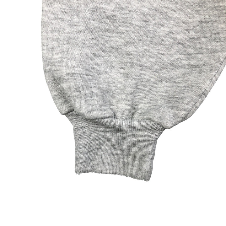 80s-90'S Jerseys Super Sweats University of Wisconsin College Character Sweatshirt cotton gray type Vintage Second Hand