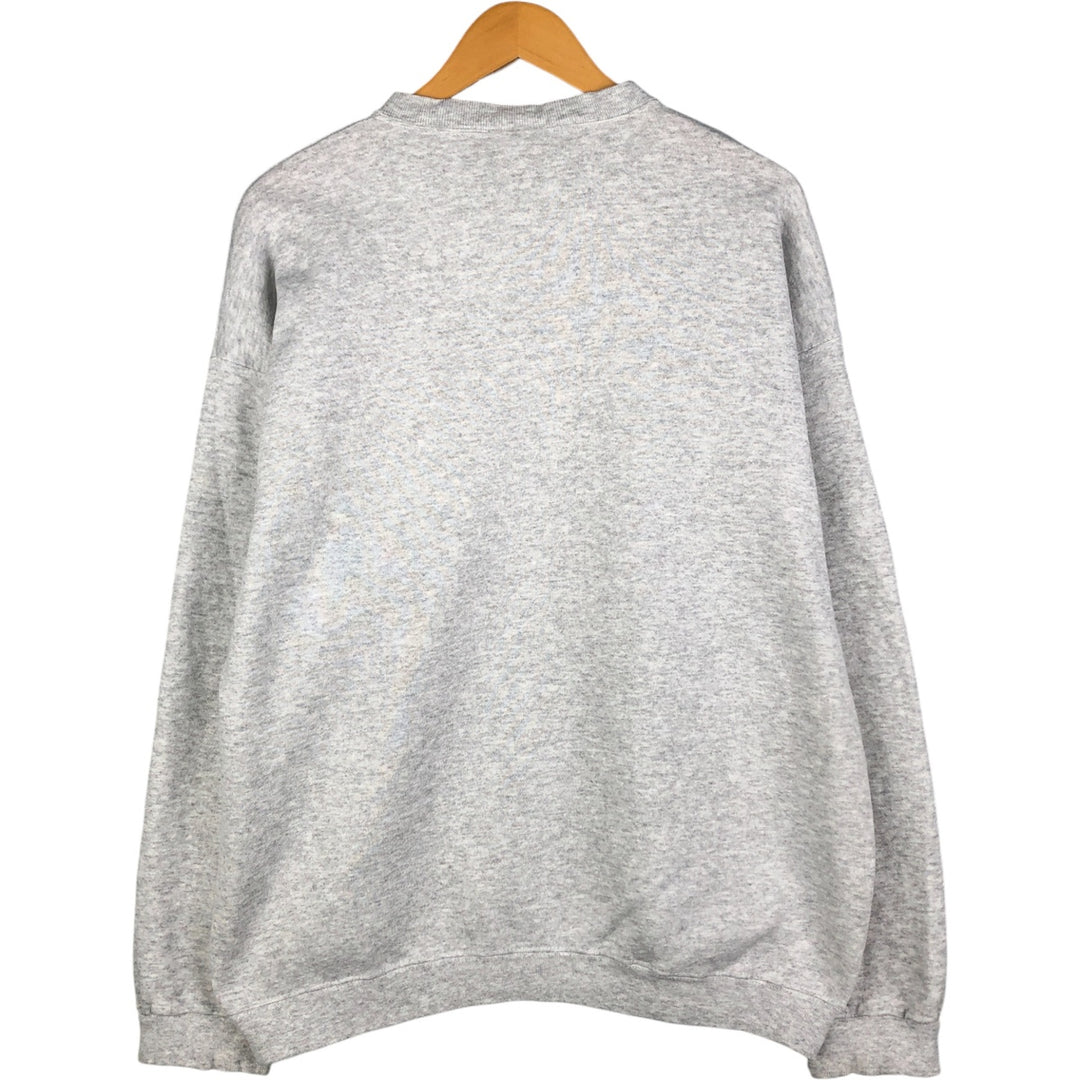 SAVVY NOTRE DAME University of Notre Dame 3-Panel Print Sweatshirt, Made in USA, Men's XL, Vintage cotton gray type Vintage Second Hand