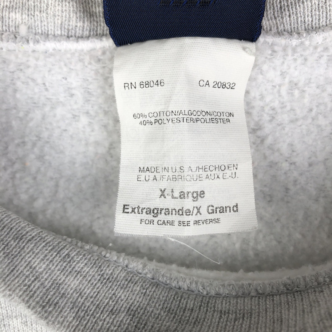 SAVVY NOTRE DAME University of Notre Dame 3-Panel Print Sweatshirt, Made in USA, Men's XL, Vintage cotton gray type Vintage Second Hand