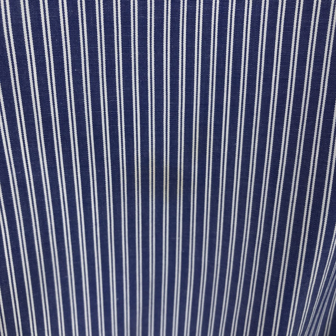 Ralph Lauren POLO by Ralph Lauren ANDREW Long Sleeve Striped Shirt Men's XL cotton blue type Vintage Second Hand