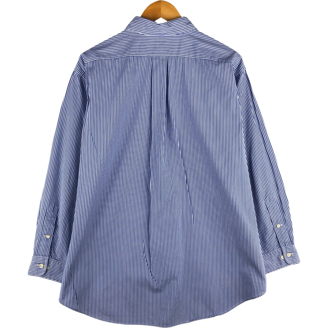 Ralph Lauren Classic Fit Long Sleeve Button Down Check Shirt Men's XL cotton Blue type light blue Vintage Second Hand