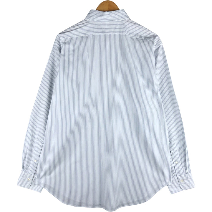 Ralph Lauren POLO by Ralph Lauren Long Sleeve Striped Shirt Men's Size L cotton white type Vintage Second Hand
