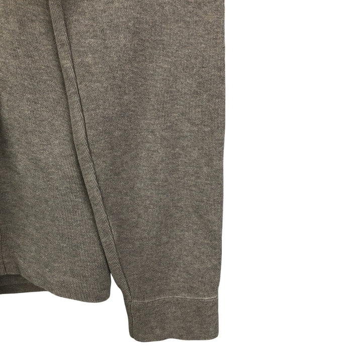 Vintage Ralph Lauren POLO RALPH LAUREN half-zip sweatshirt, size L, men's. cotton gray type Vintage Second Hand