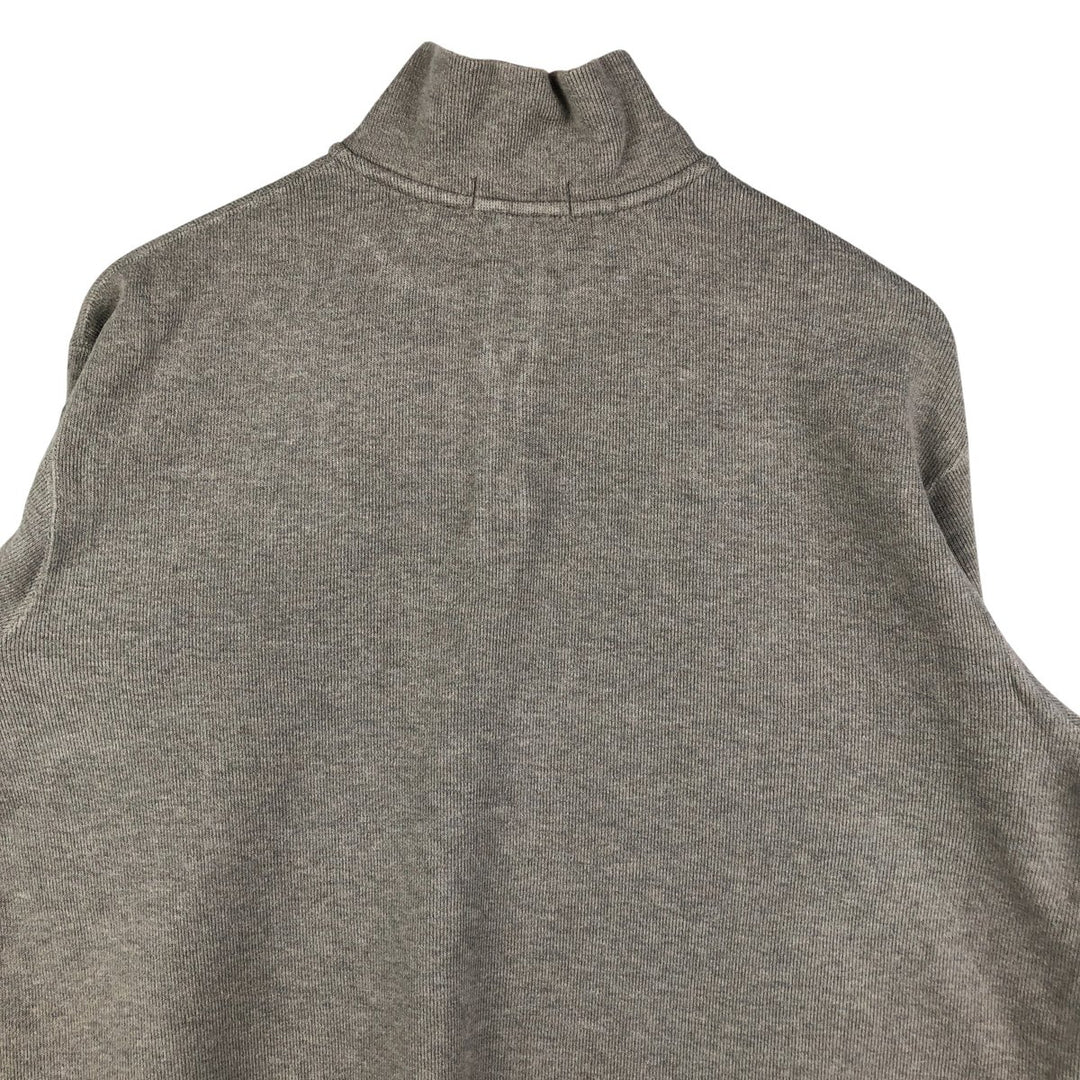 Vintage Ralph Lauren POLO RALPH LAUREN half-zip sweatshirt, size L, men's. cotton gray type Vintage Second Hand