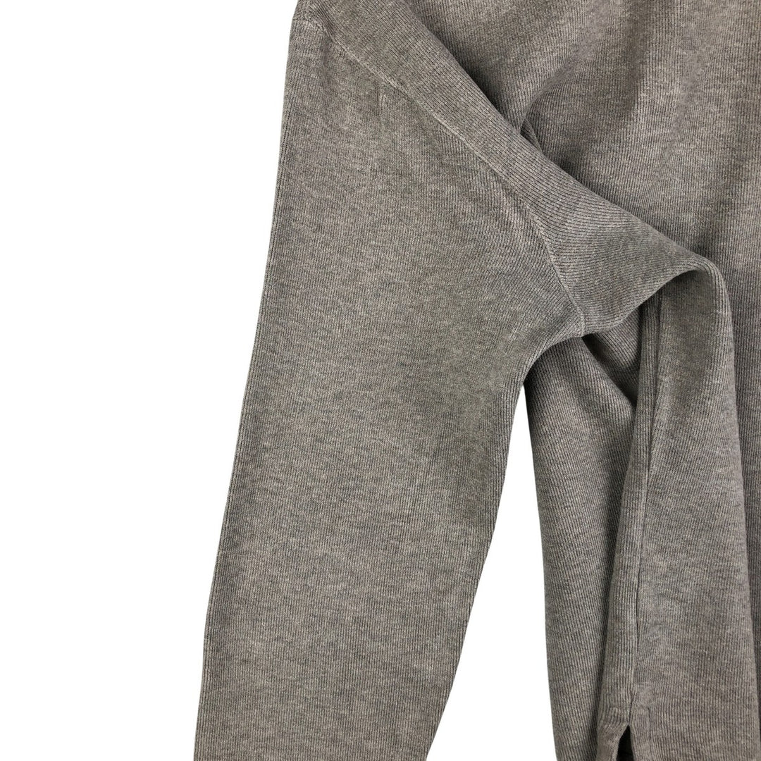 Vintage Ralph Lauren POLO RALPH LAUREN half-zip sweatshirt, size L, men's. cotton gray type Vintage Second Hand