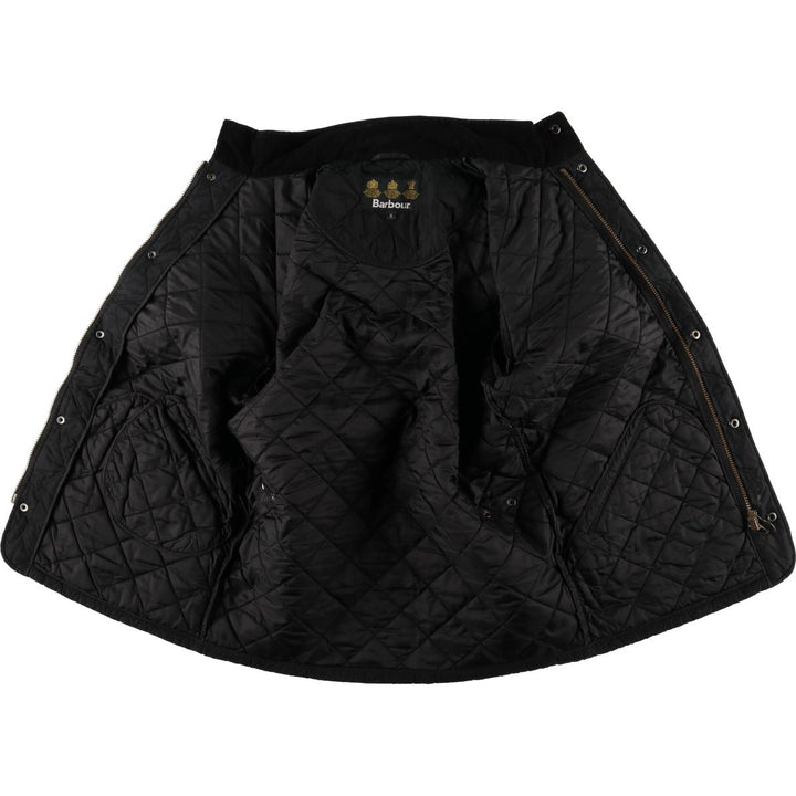 00-S Barbour 3 Warrant Quilted Puffer Jacket, Men's Size Medium unclear black type Vintage Second Hand