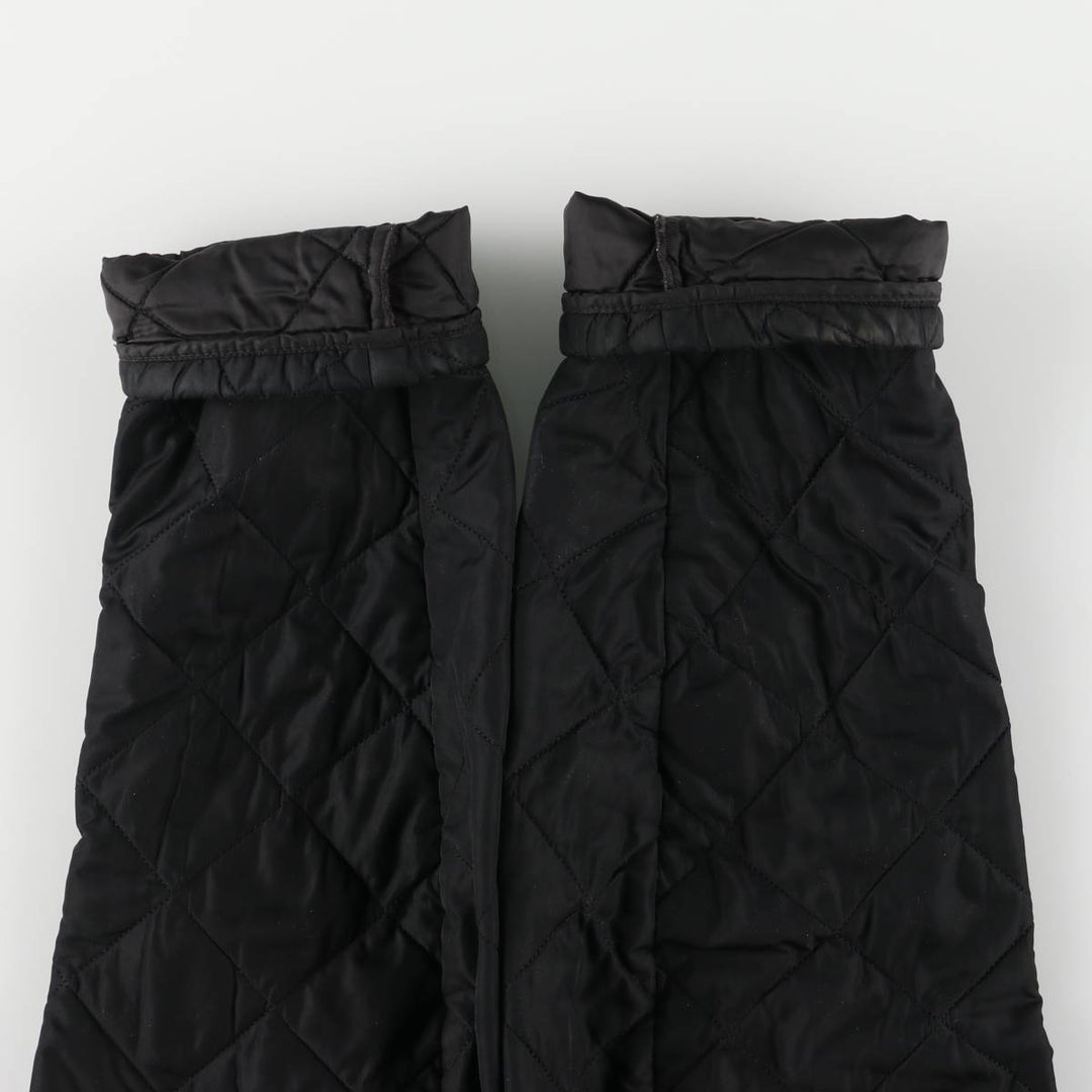 00-S Barbour 3 Warrant Quilted Puffer Jacket, Men's Size Medium unclear black type Vintage Second Hand