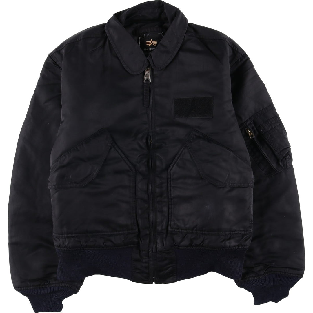 Civilian Alpha CWU-45 Nylon black type Vintage Second Hand