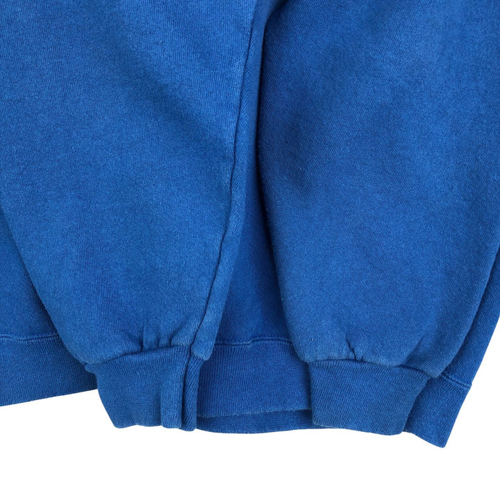 2000'S GENUS MICKEY MOUSE Mickey Mouse character sweatshirt, Made in USA, Men's size M cotton blue type Vintage Second Hand