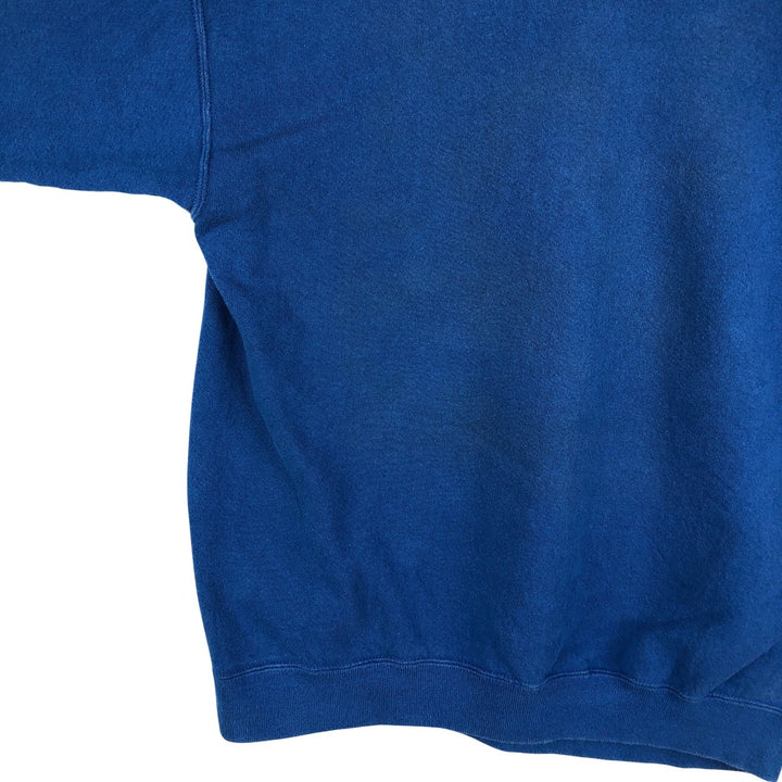 2000'S GENUS MICKEY MOUSE Mickey Mouse character sweatshirt, Made in USA, Men's size M cotton blue type Vintage Second Hand