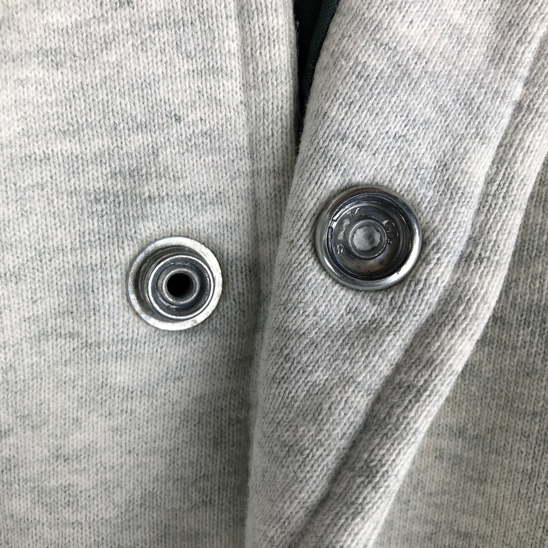 90'S Mickey and Co. Mickey Mouse Sweatshirt Varsity Jacket, Men's Size L, Vintage unclear Green type dark green Vintage Second Hand