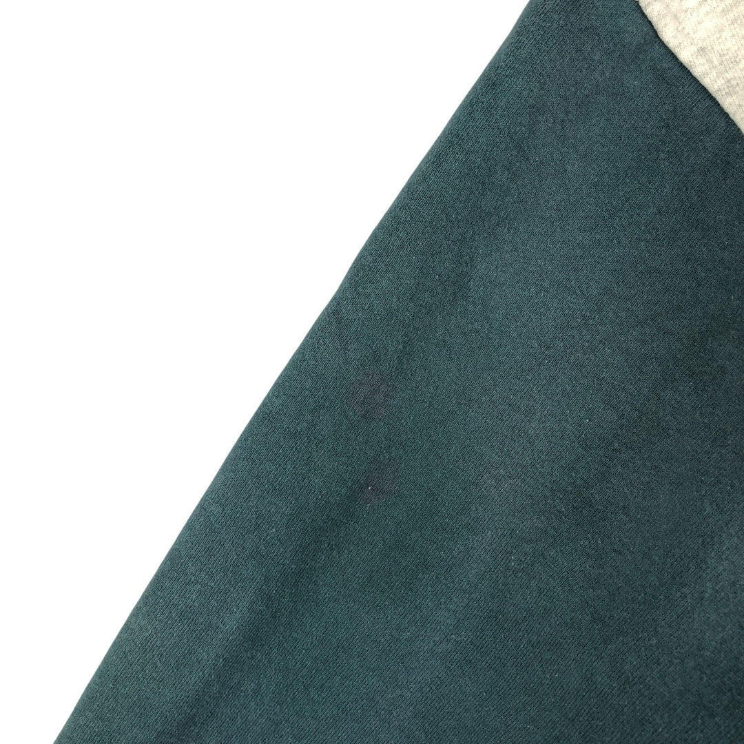 90'S Mickey and Co. Mickey Mouse Sweatshirt Varsity Jacket, Men's Size L, Vintage unclear Green type dark green Vintage Second Hand