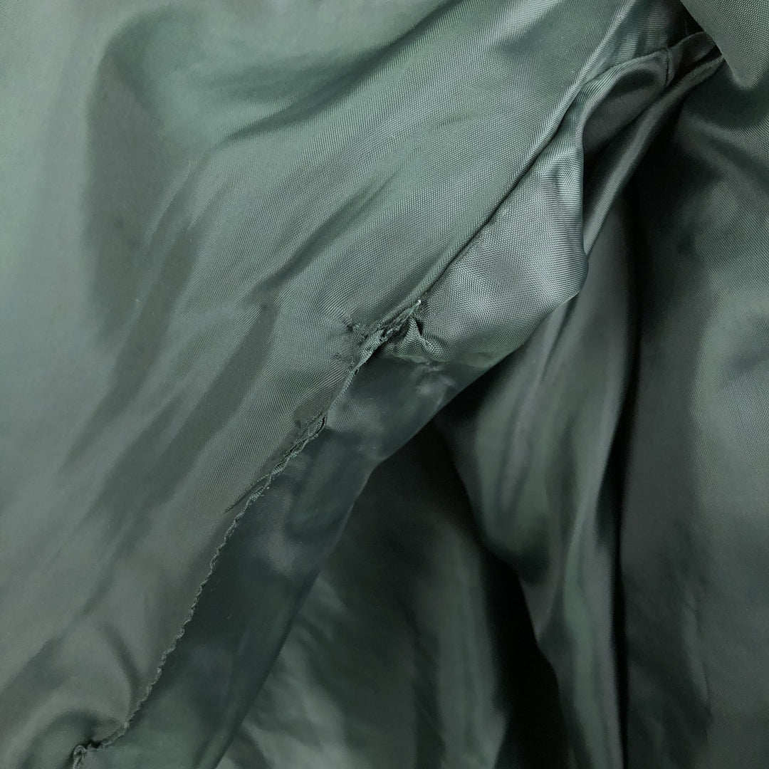 90'S Mickey and Co. Mickey Mouse Sweatshirt Varsity Jacket, Men's Size L, Vintage unclear Green type dark green Vintage Second Hand