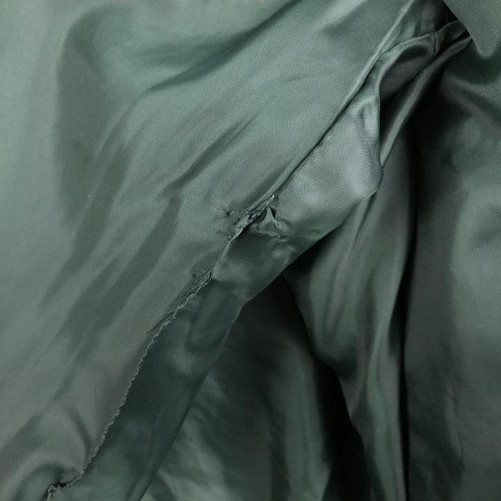 90'S Mickey and Co. Mickey Mouse Sweatshirt Varsity Jacket, Men's Size L, Vintage unclear Green type dark green Vintage Second Hand