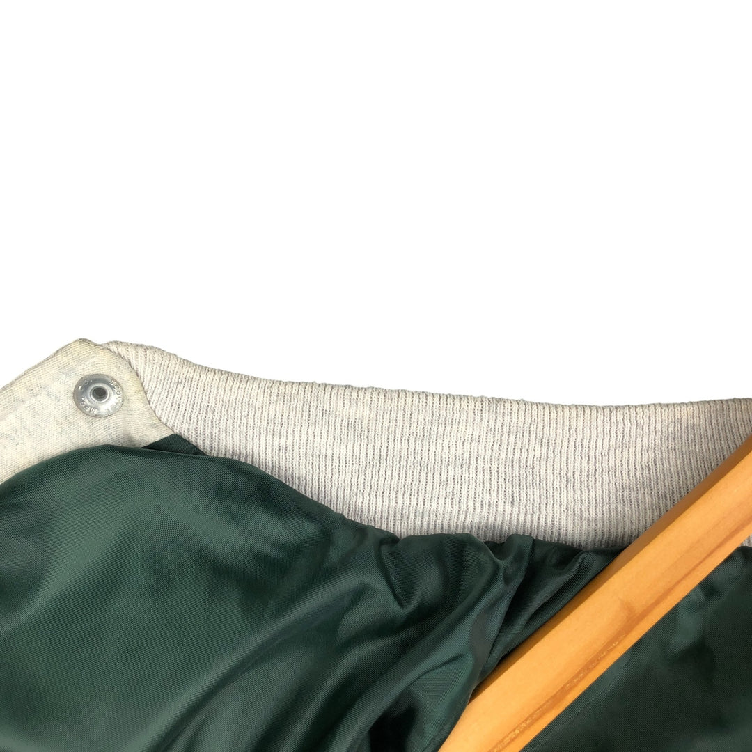 90'S Mickey and Co. Mickey Mouse Sweatshirt Varsity Jacket, Men's Size L, Vintage unclear Green type dark green Vintage Second Hand