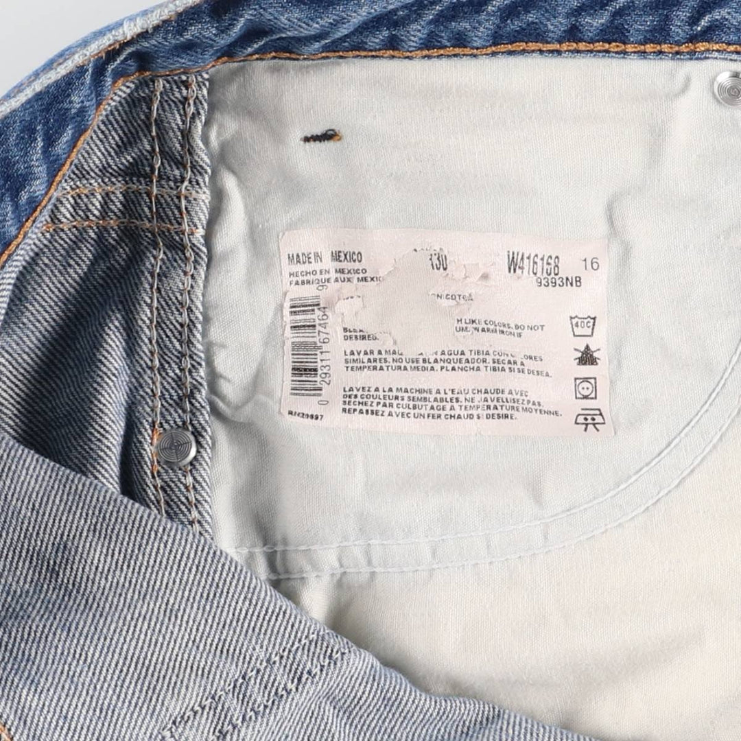 90'S Dickies Straight Denim Pants Men's Vintage W36 unclear blue type Vintage Second Hand