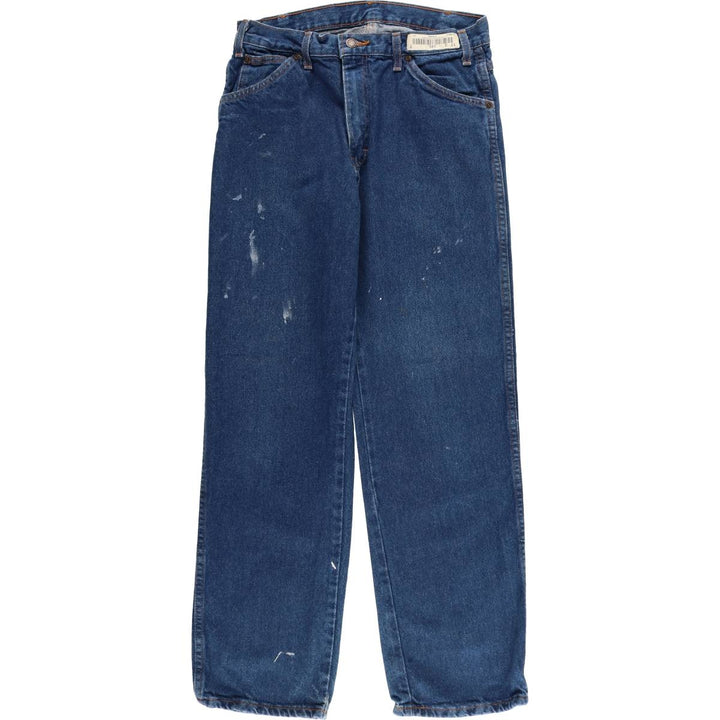 Dickies tapered denim pants for men, equivalent to W31 cotton blue type Vintage Second Hand