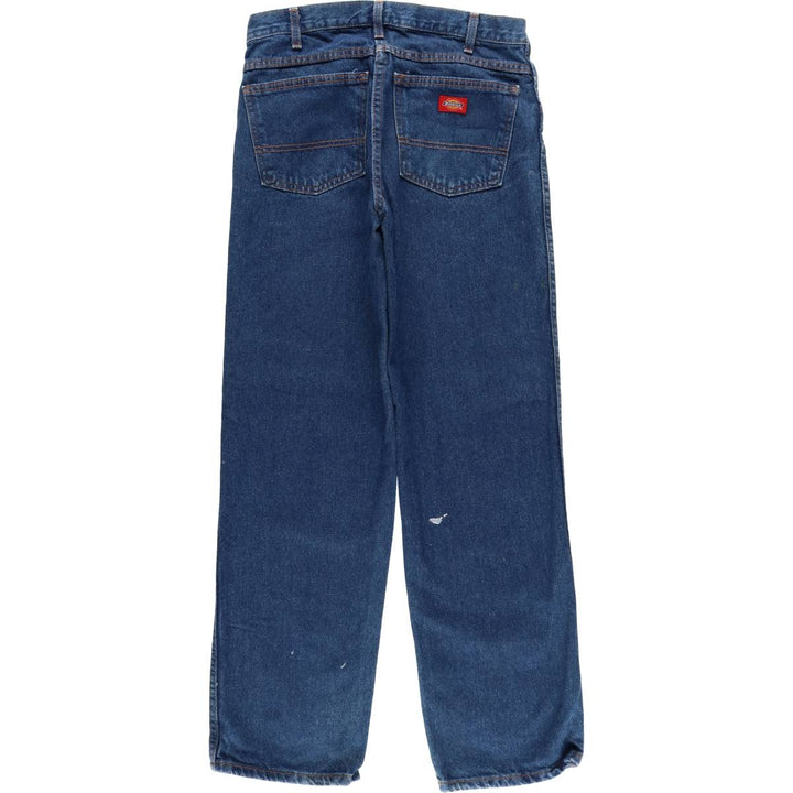 Dickies tapered denim pants for men, equivalent to W31 cotton blue type Vintage Second Hand
