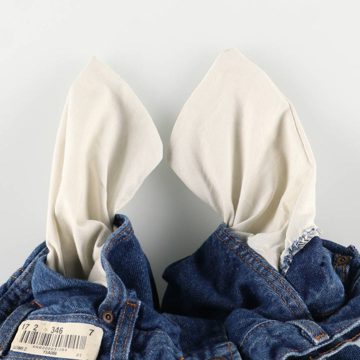 Dickies tapered denim pants for men, equivalent to W31 cotton blue type Vintage Second Hand