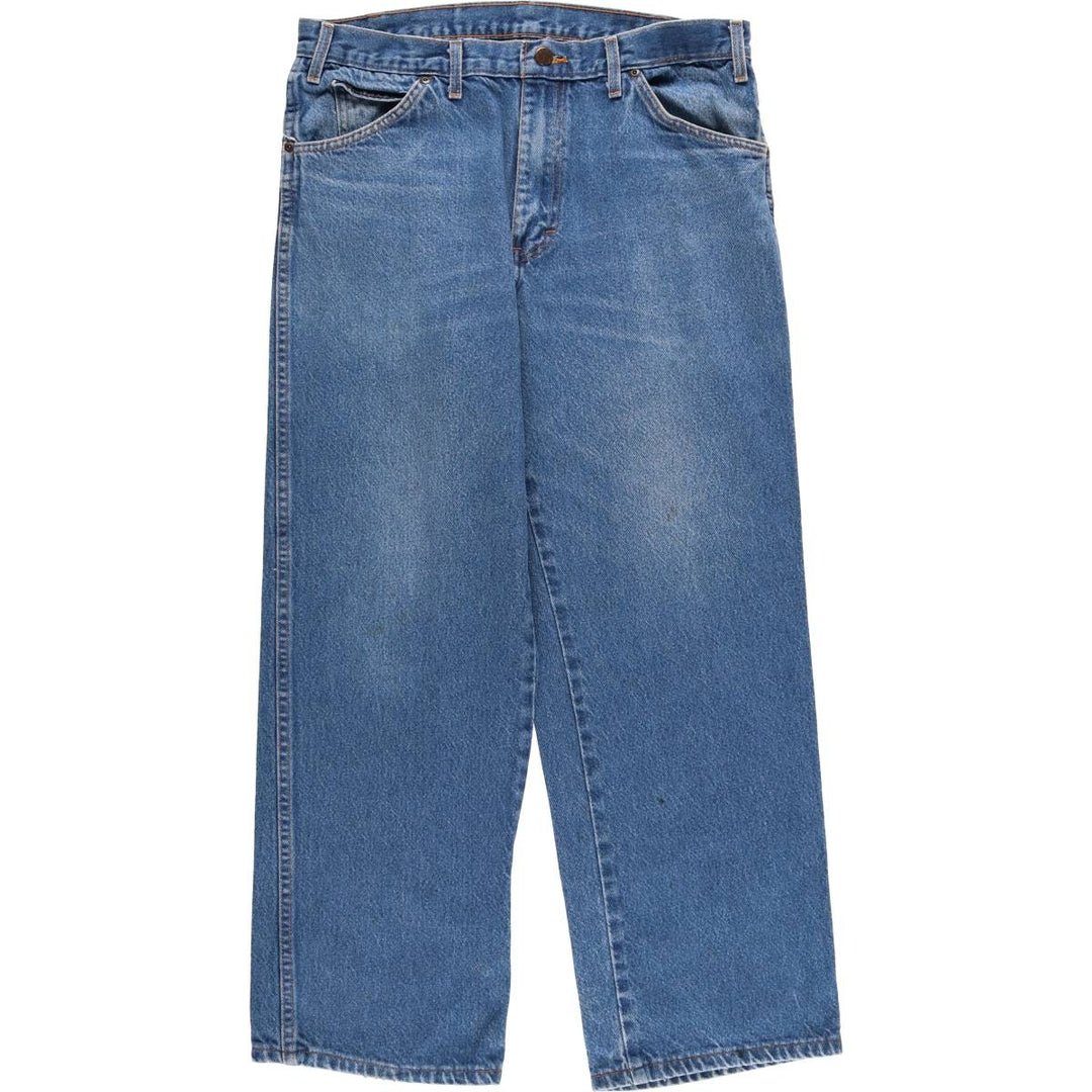 Dickies tapered denim pants for men, equivalent to W35 cotton blue type Vintage Second Hand