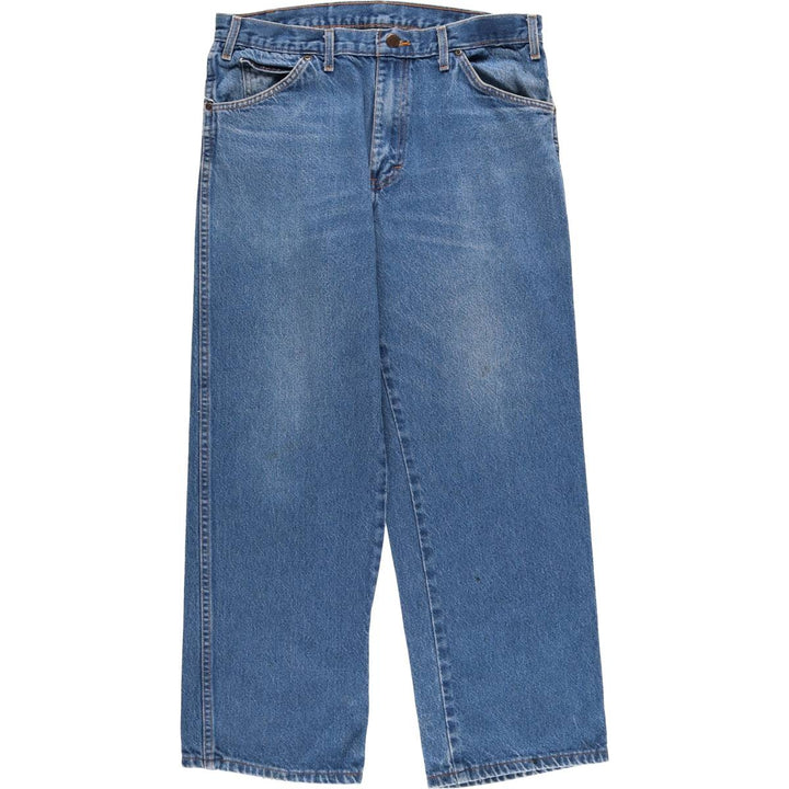 Dickies tapered denim pants for men, equivalent to W35 cotton blue type Vintage Second Hand